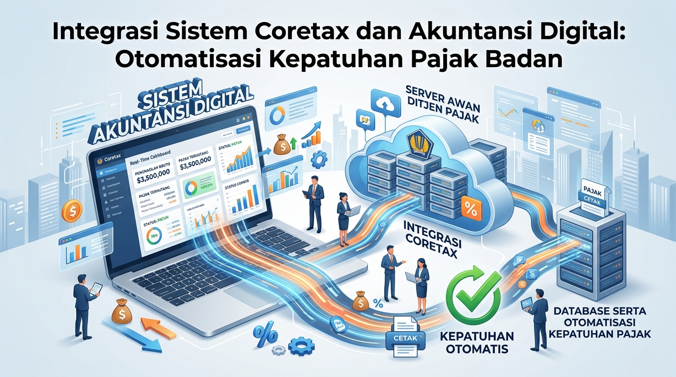 Integrasi Sistem Coretax dan Akuntansi Digital: Otomatisasi Kepatuhan Pajak Badan