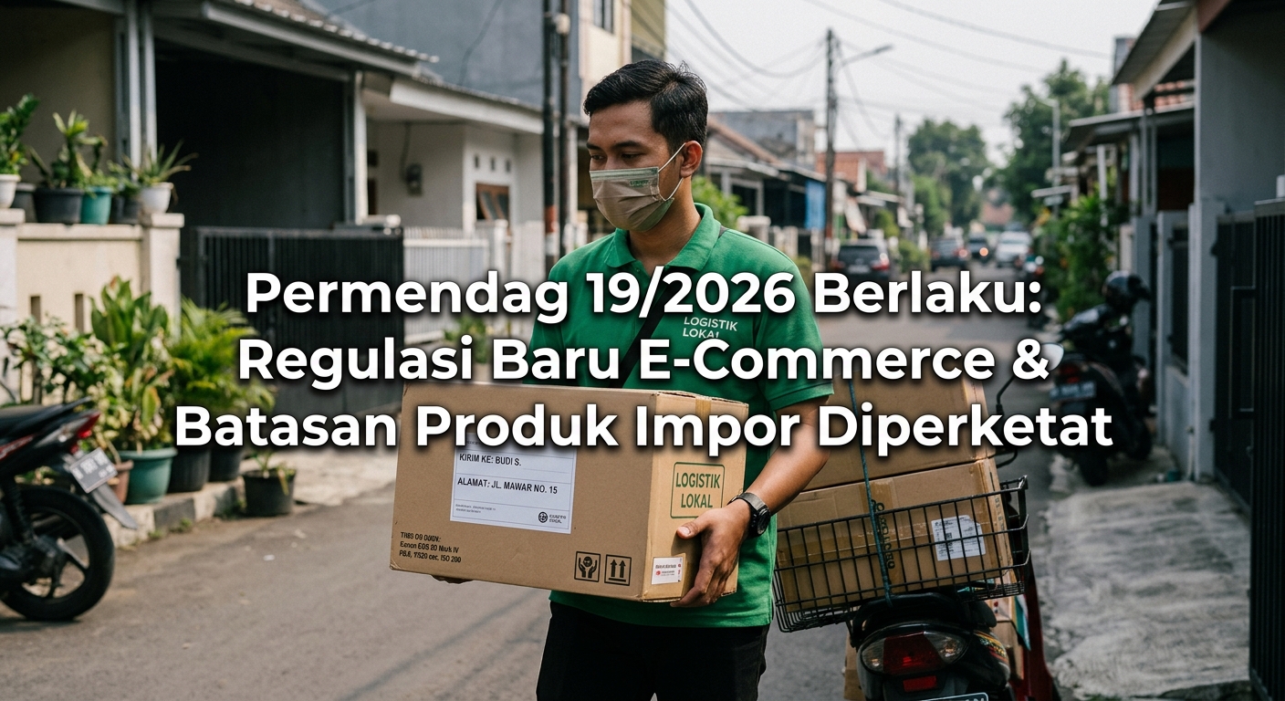 Permendag 19/2026 Berlaku: Regulasi Baru E-Commerce & Batasan Produk Impor Diperketat